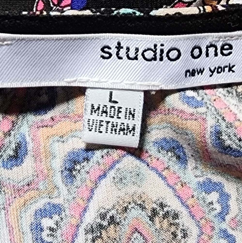 Studio One Vibrant Color Midi Dress - Picture 4 of 6